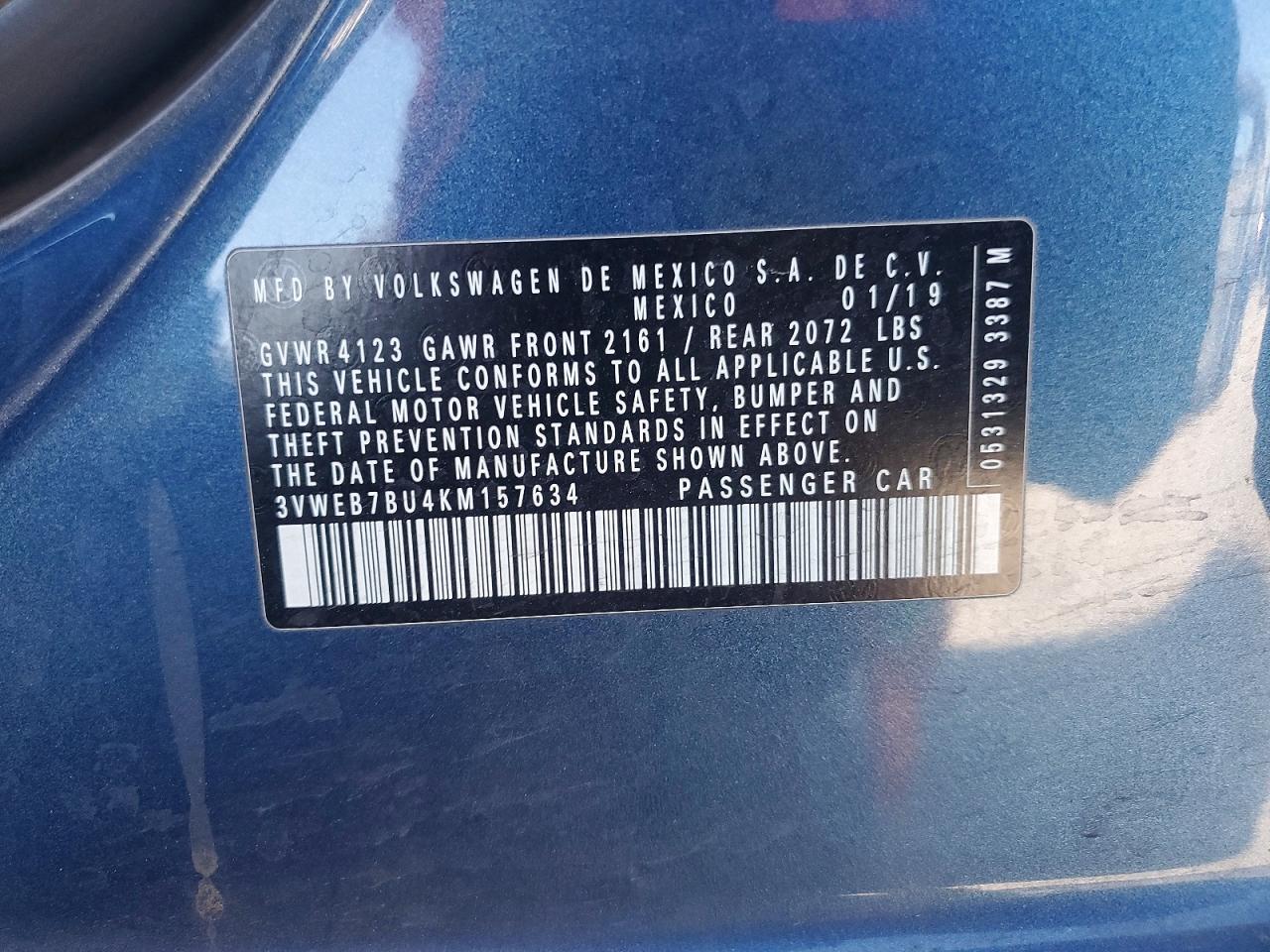2019 VOLKSWAGEN JETTA
