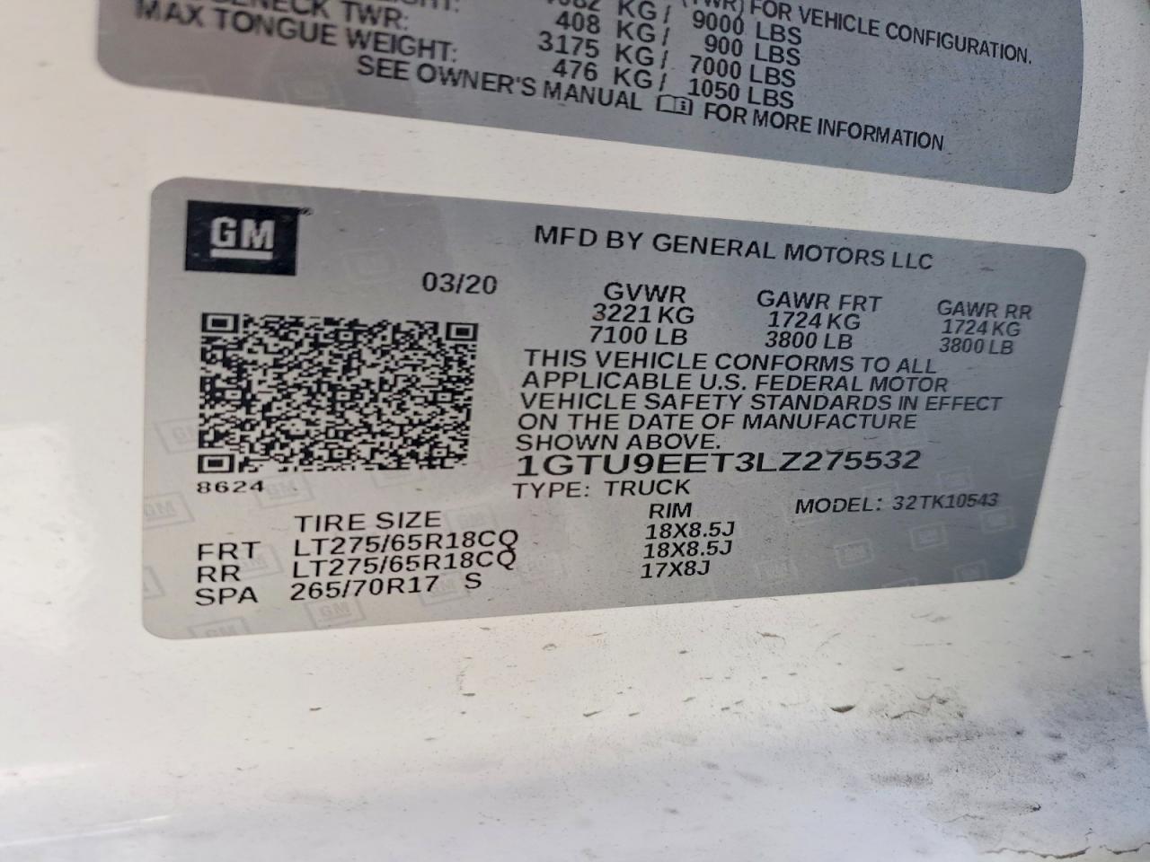 2020 GMC SIERRA