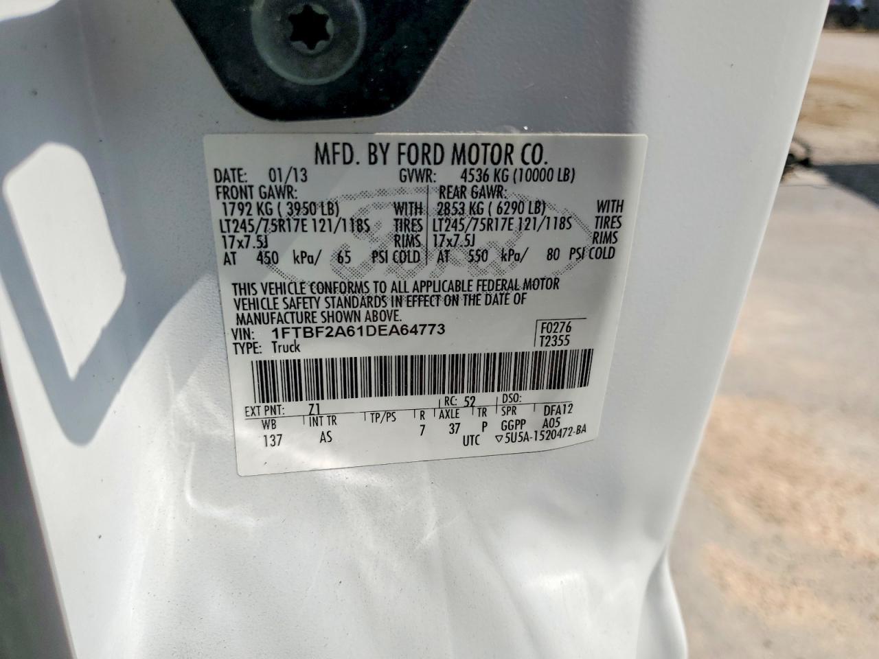 2013 FORD F250