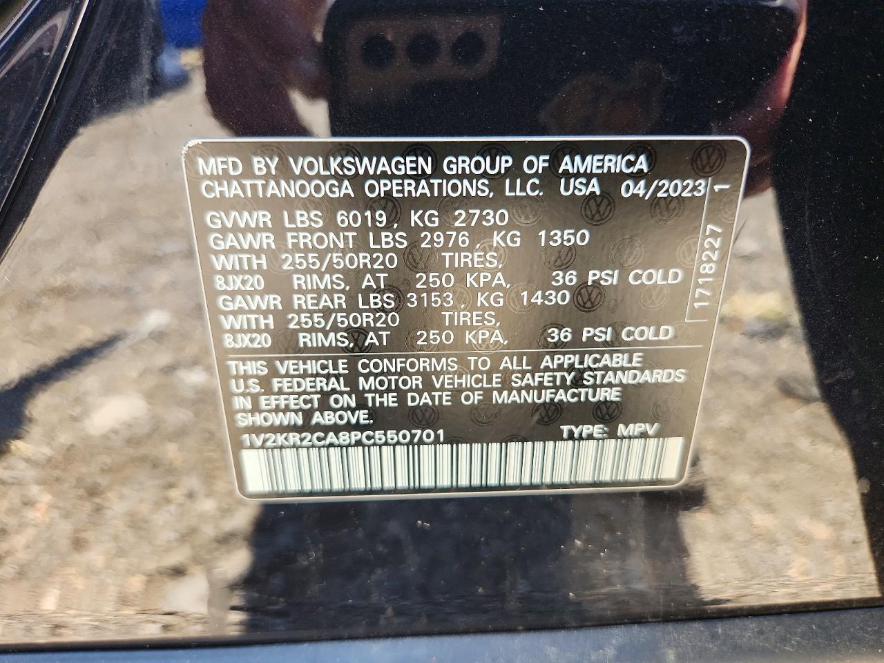 2023 VOLKSWAGEN ATLAS