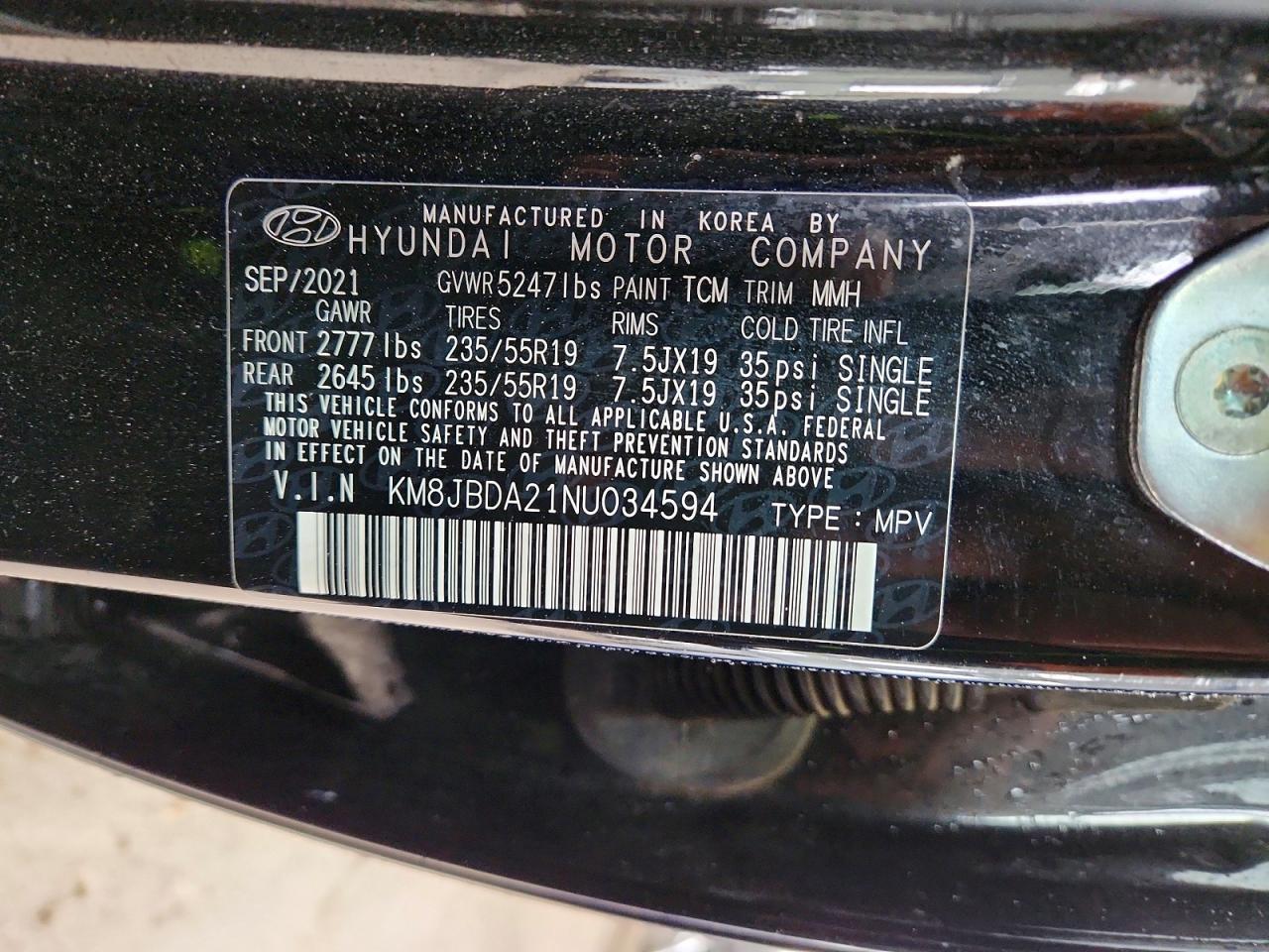 2022 HYUNDAI TUCSON