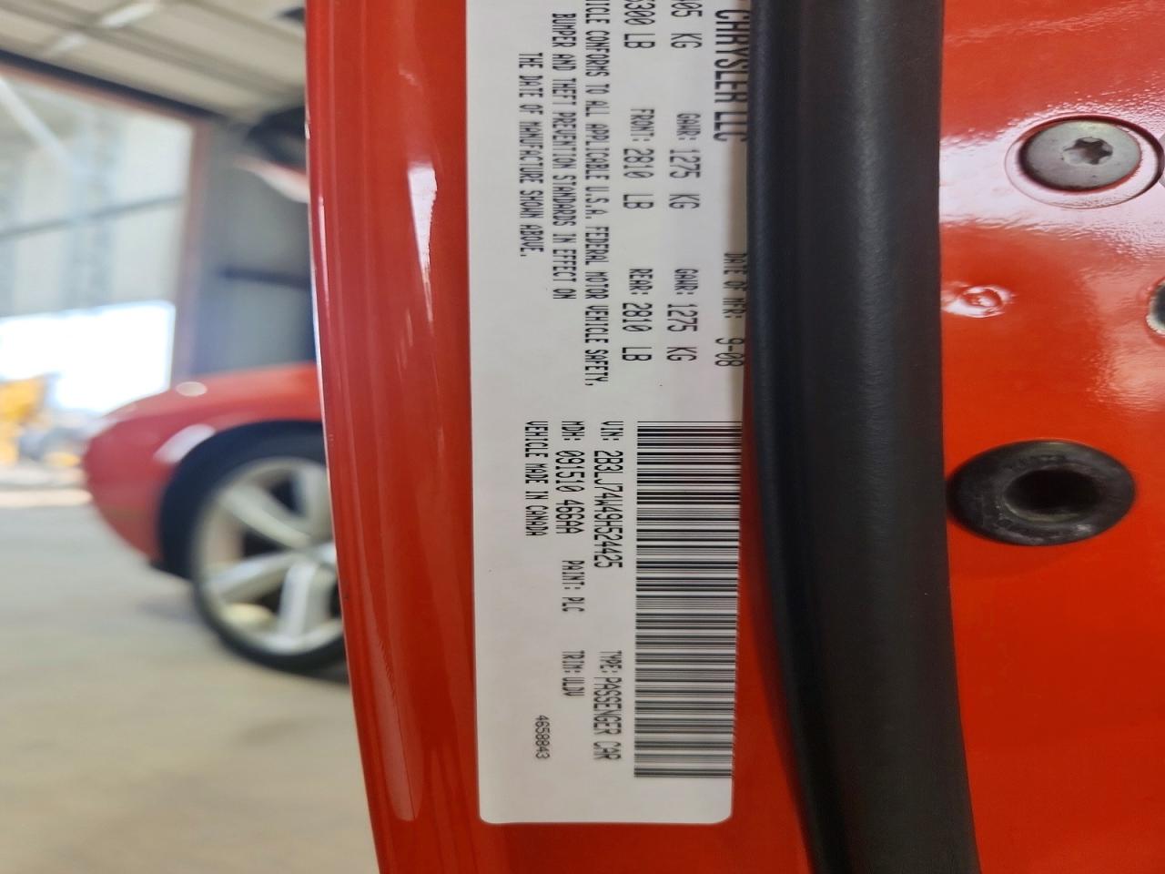 2009 DODGE CHALLENGER