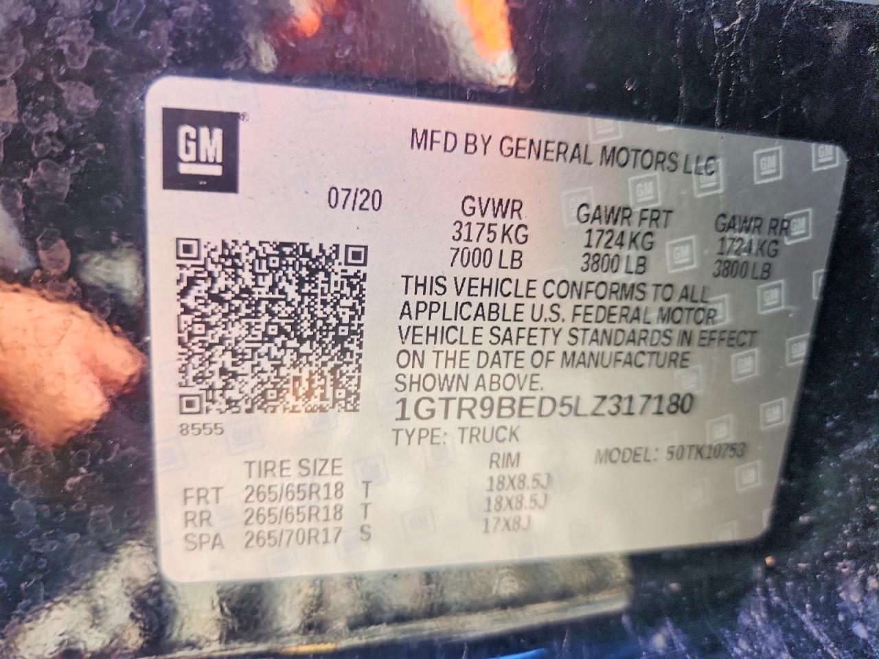 2020 GMC SIERRA