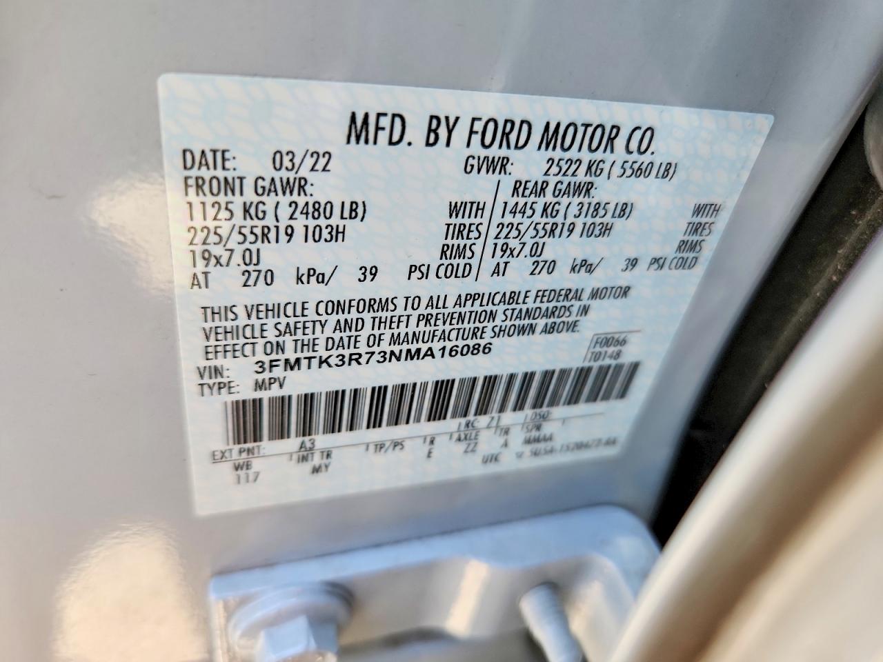 2022 FORD MUSTANG