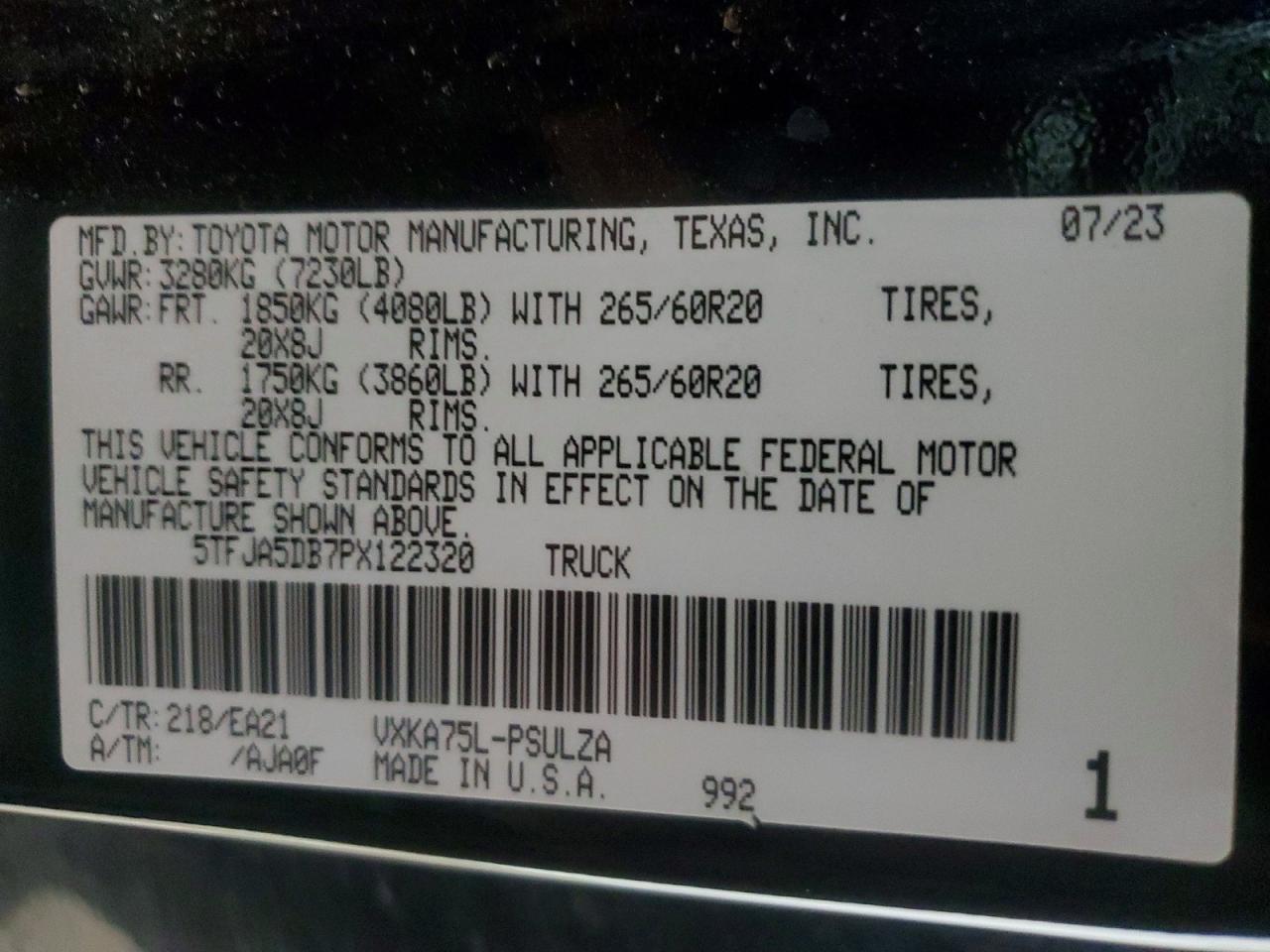 2023 TOYOTA TUNDRA