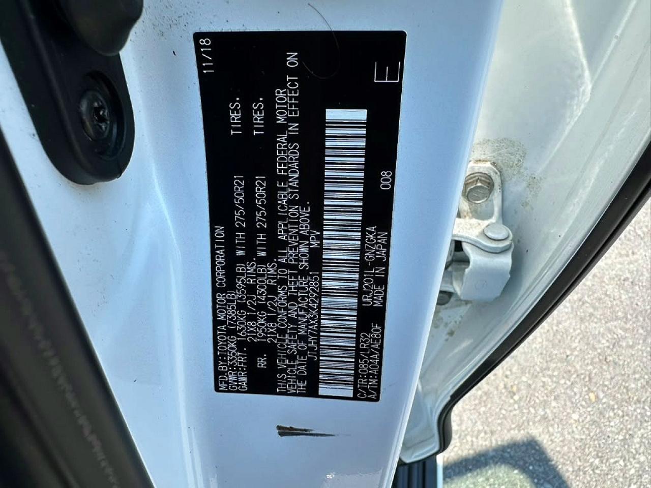 2019 LEXUS LX570