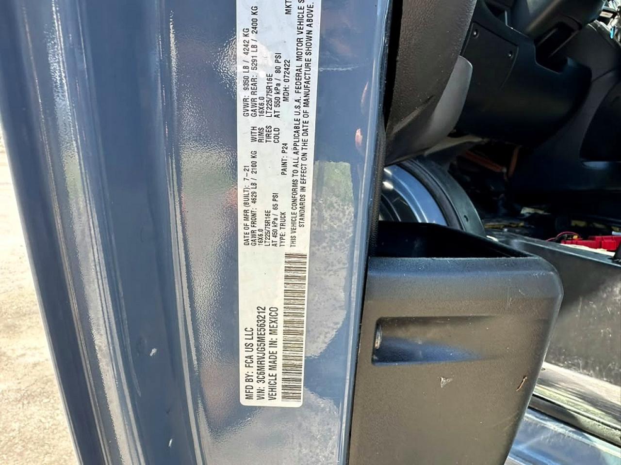 2021 RAM PROMASTER