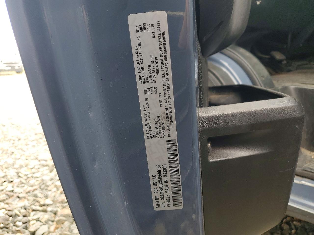 2021 RAM PROMASTER