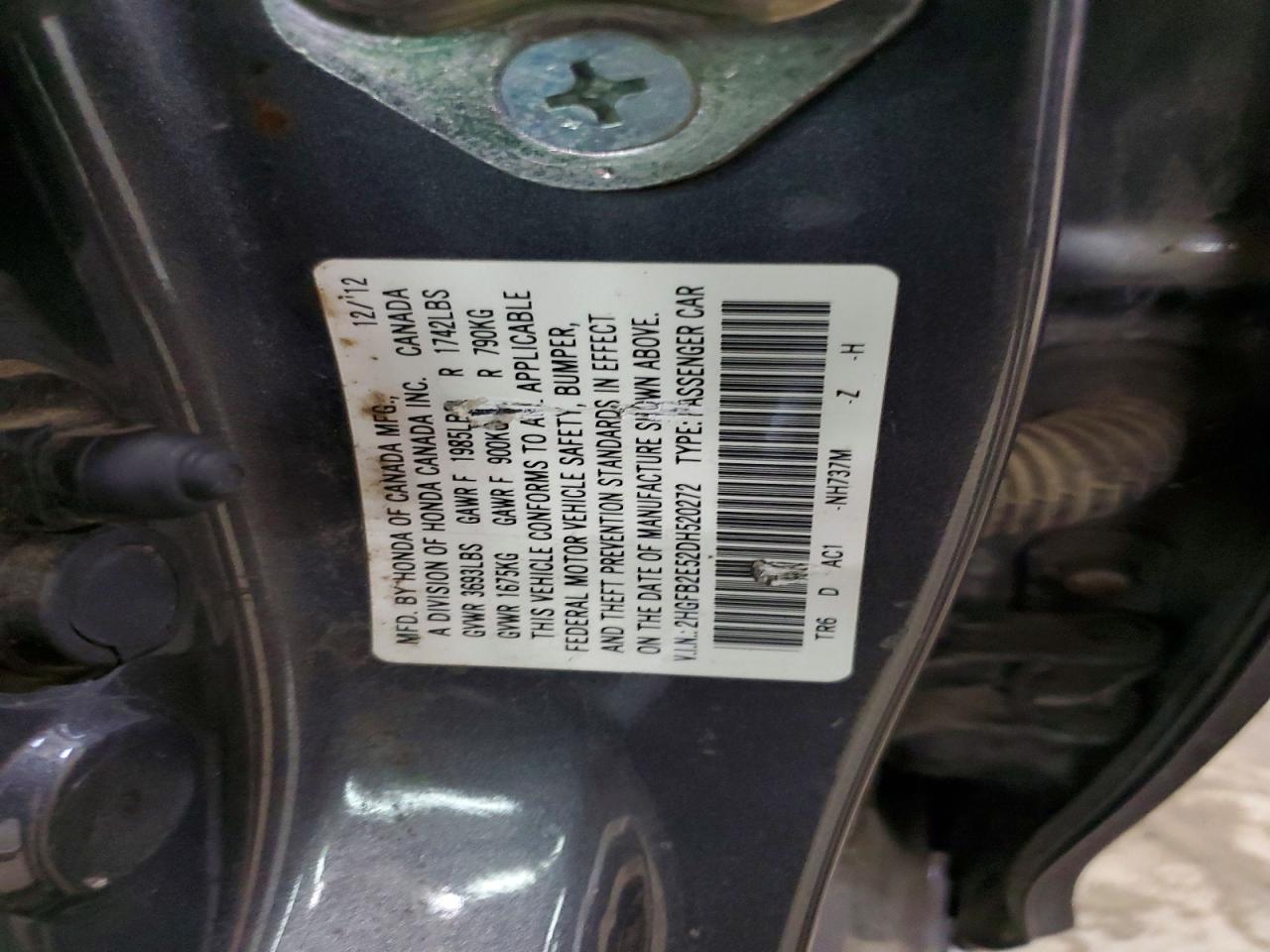 2013 HONDA CIVIC