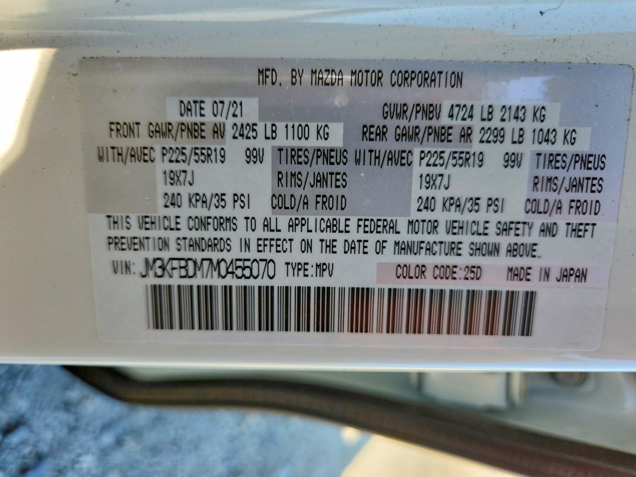 2021 MAZDA CX-5