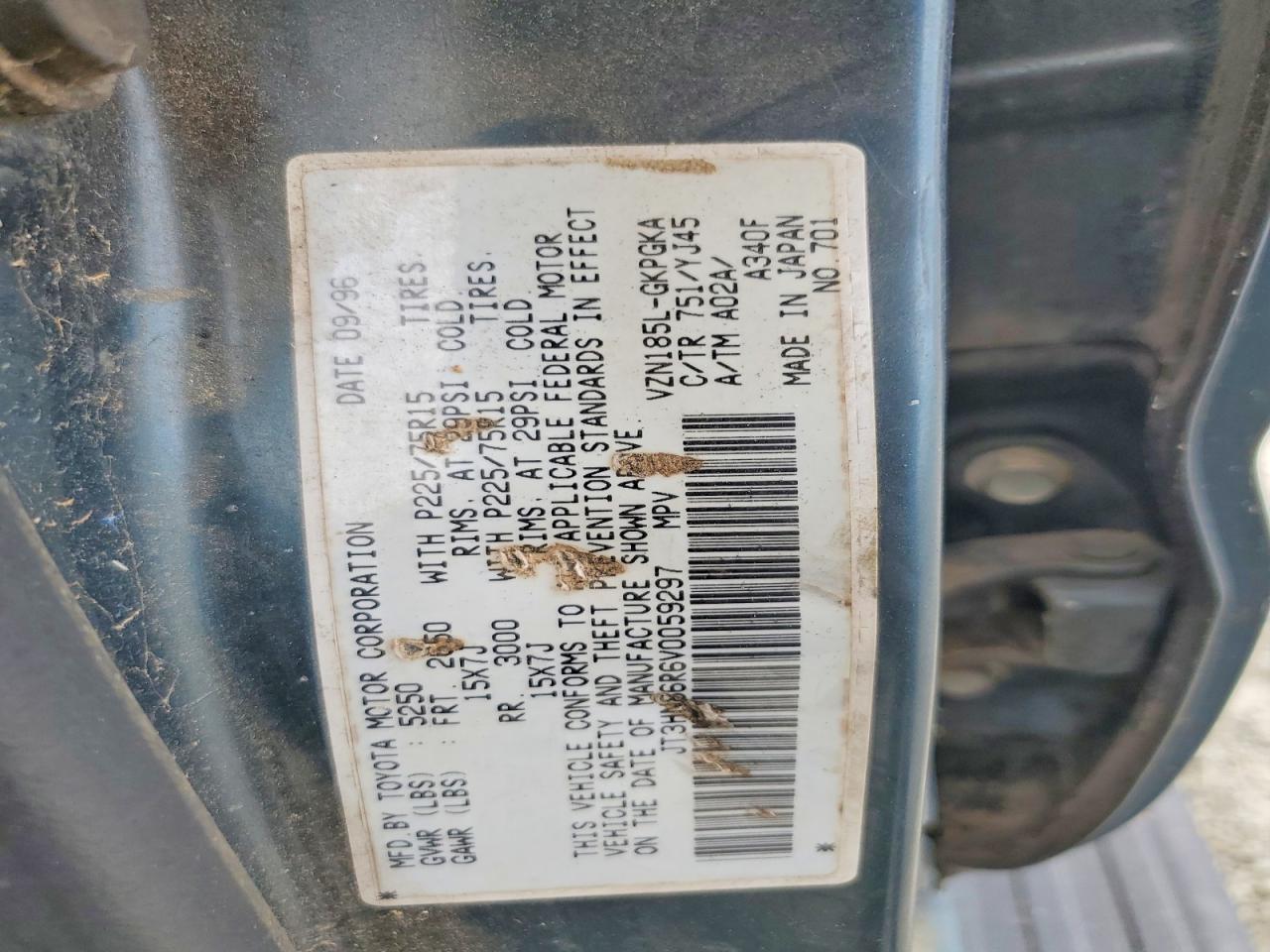 1997 TOYOTA 4RUNNER