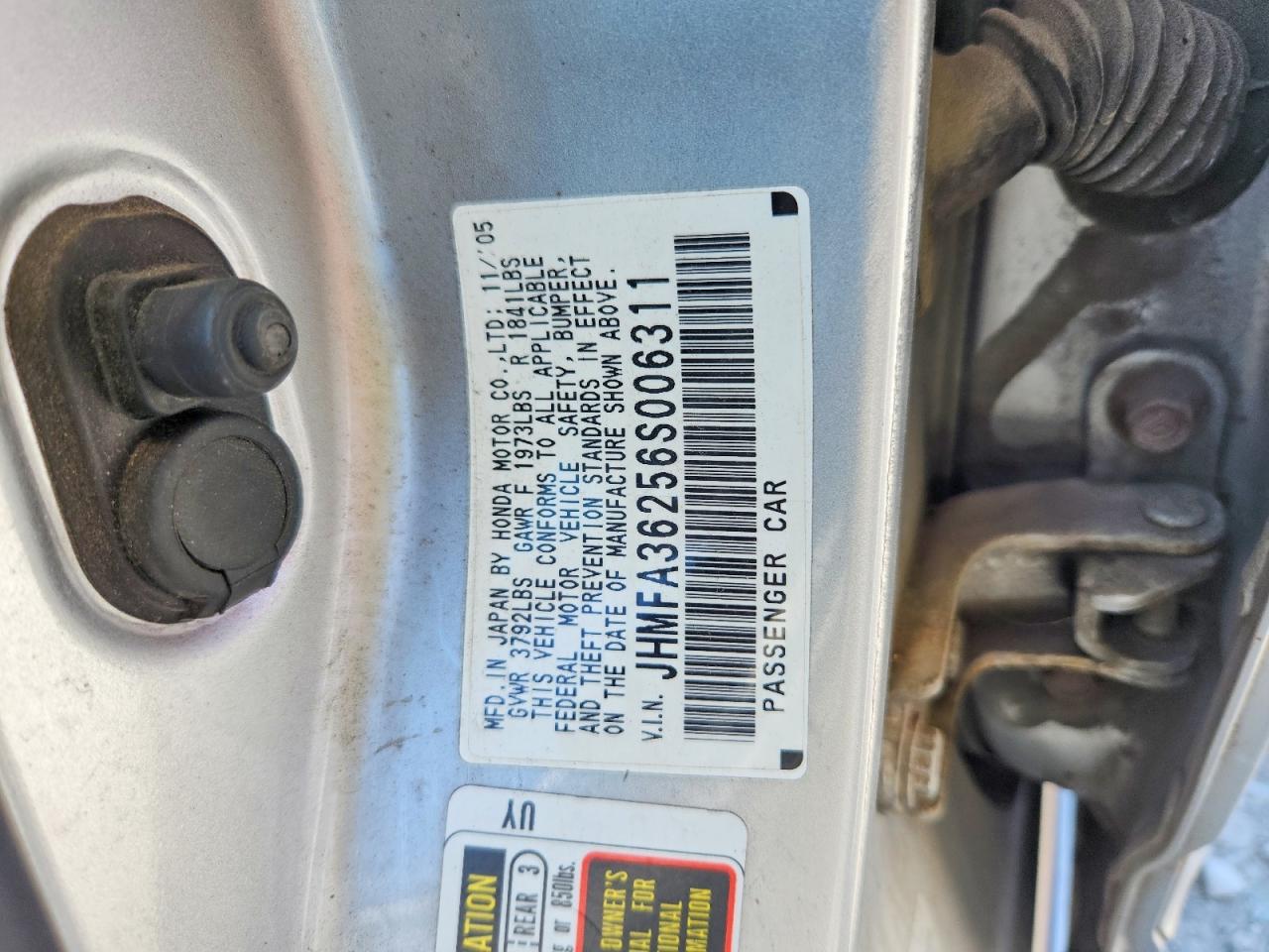 2006 HONDA CIVIC