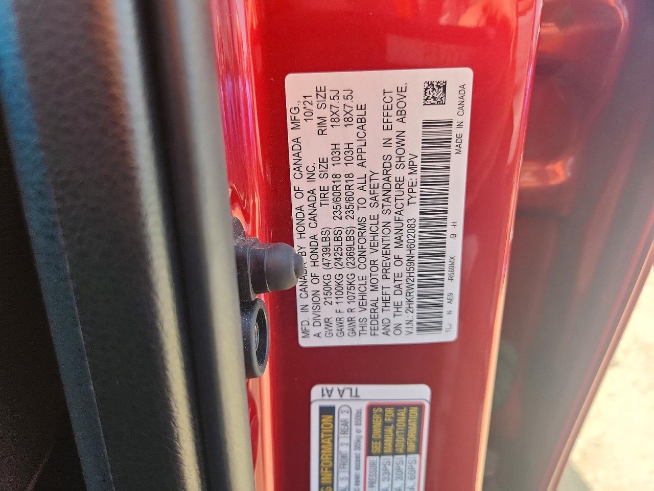 2022 HONDA CRV