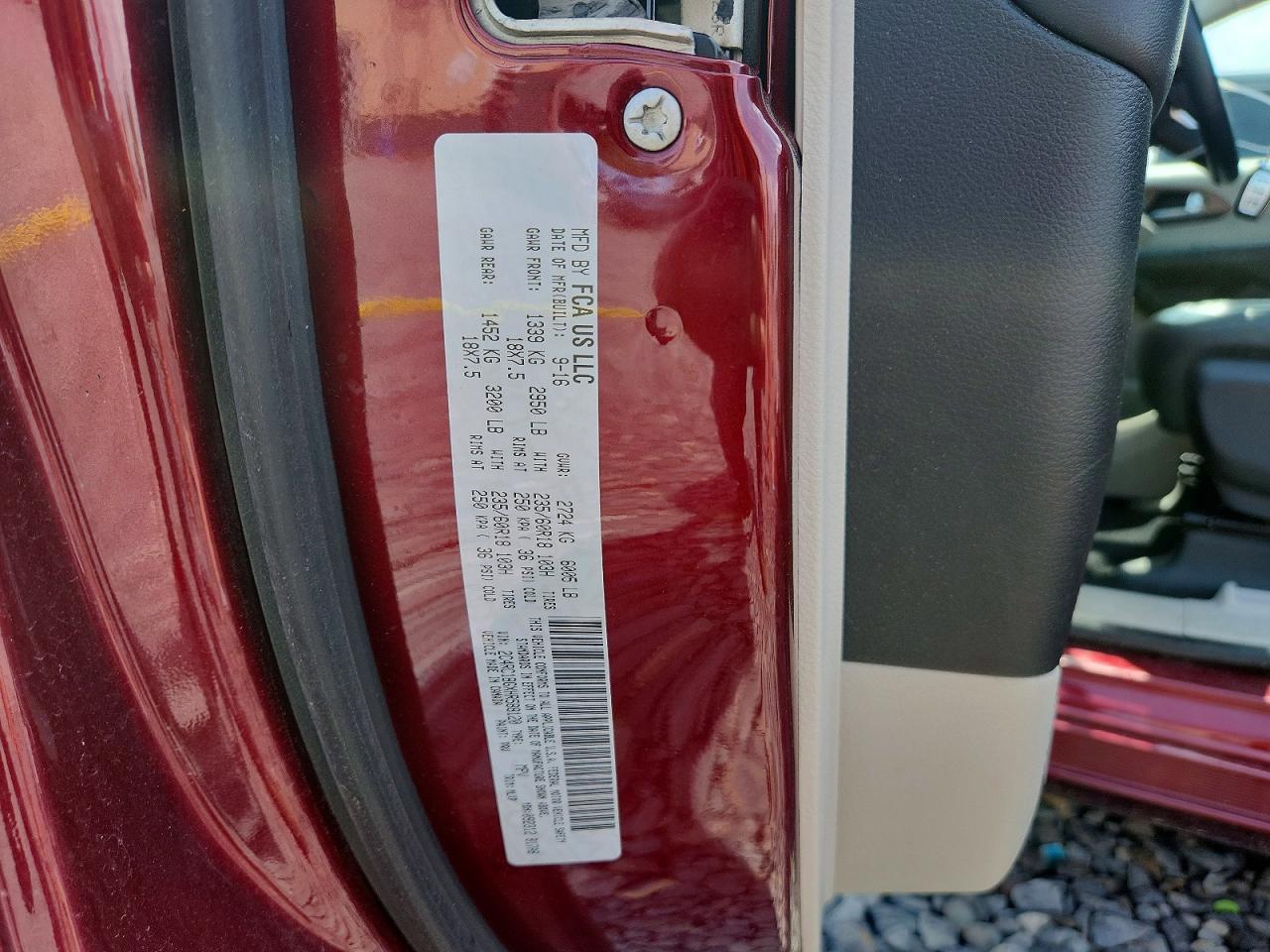 2017 CHRYSLER PACIFICA