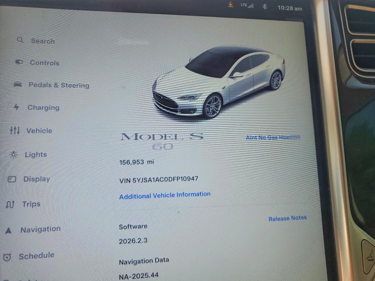 2013 TESLA MODEL S