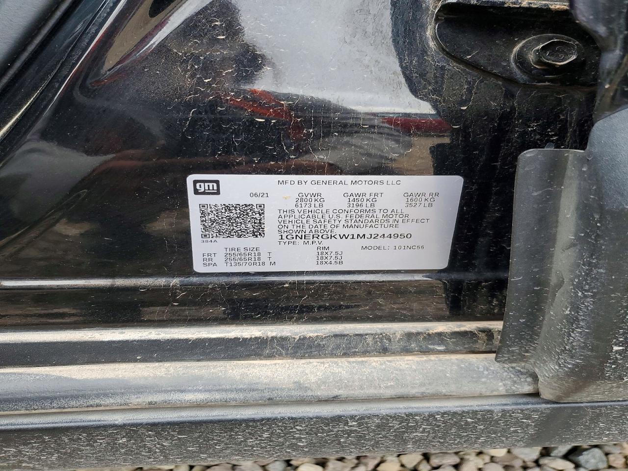 2021 CHEVROLET TRAVERSE