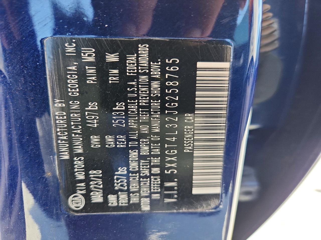 2018 KIA OPTIMA