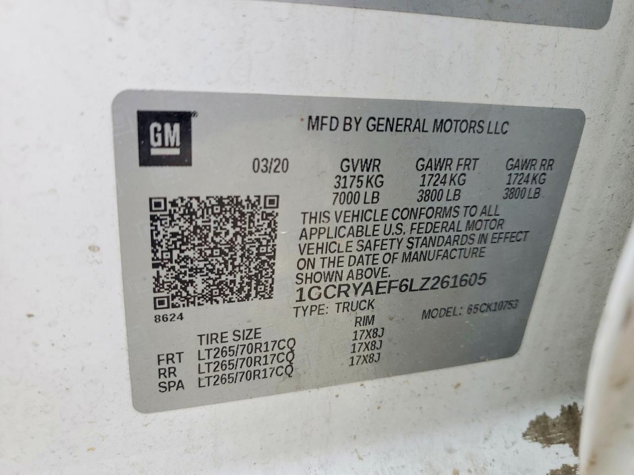2020 CHEVROLET ALL Models
