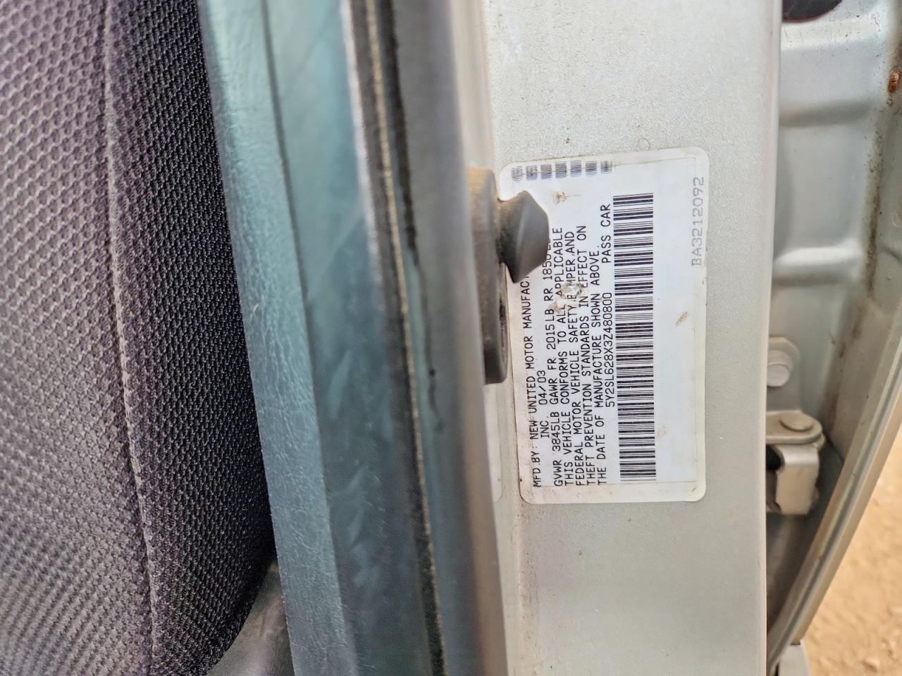 2003 PONTIAC VIBE