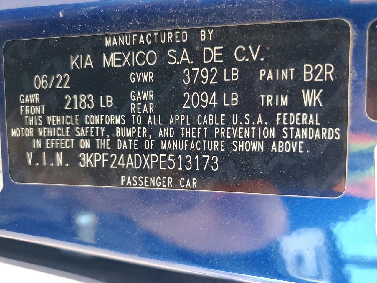 2023 KIA FORTE