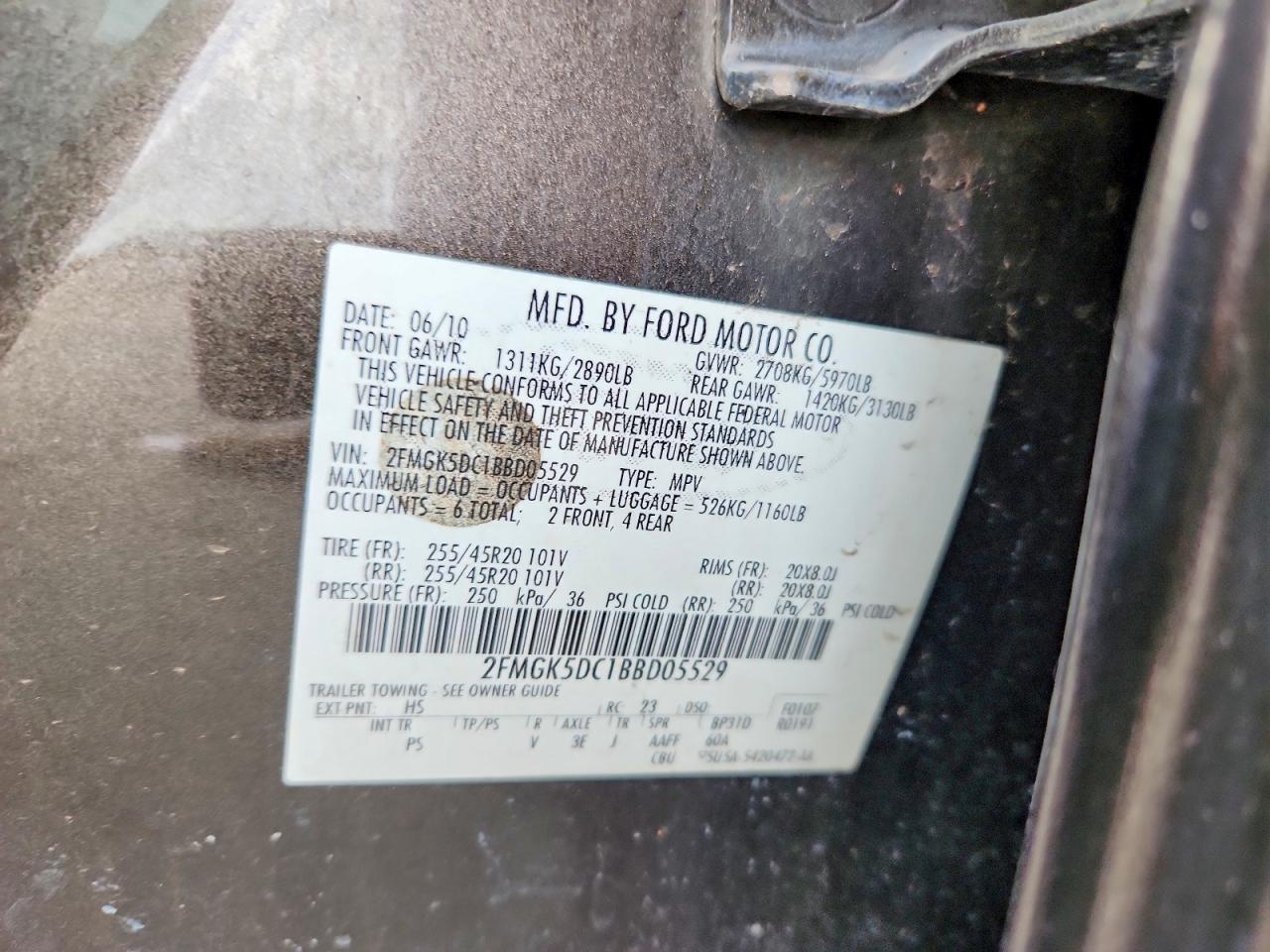 2011 FORD FLEX