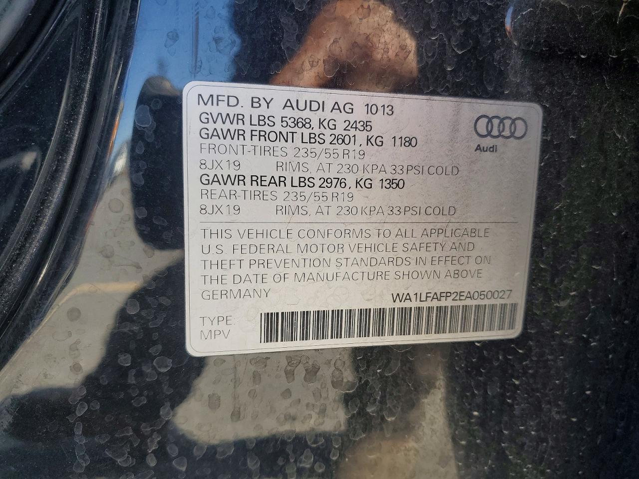 2014 AUDI Q5