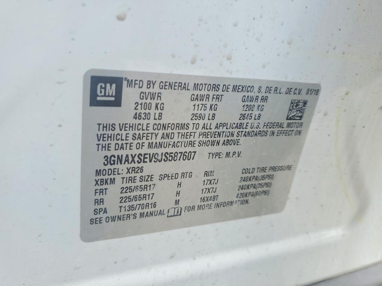 2018 CHEVROLET EQUINOX