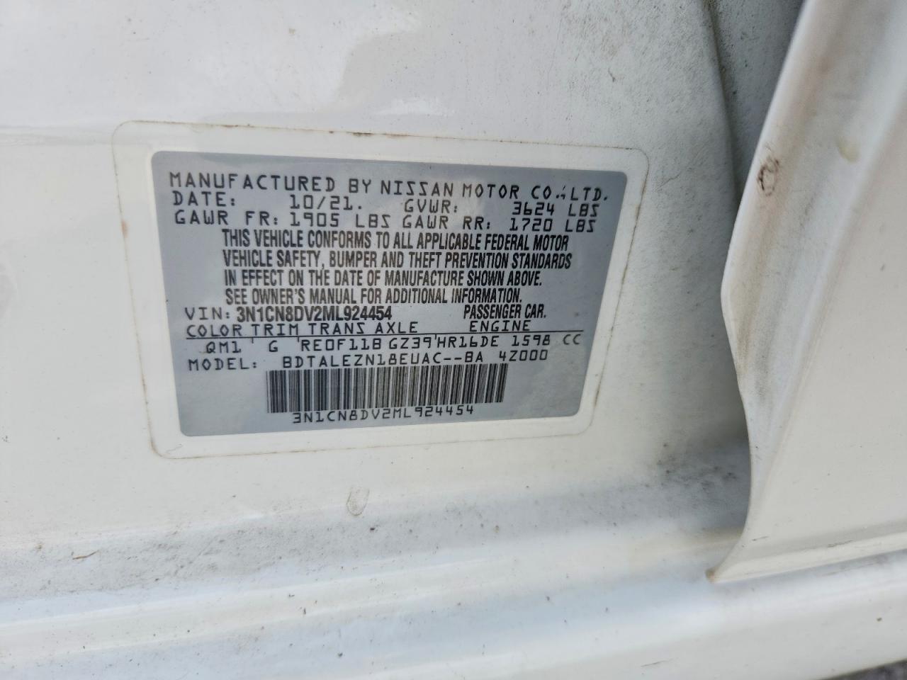 2021 NISSAN VERSA