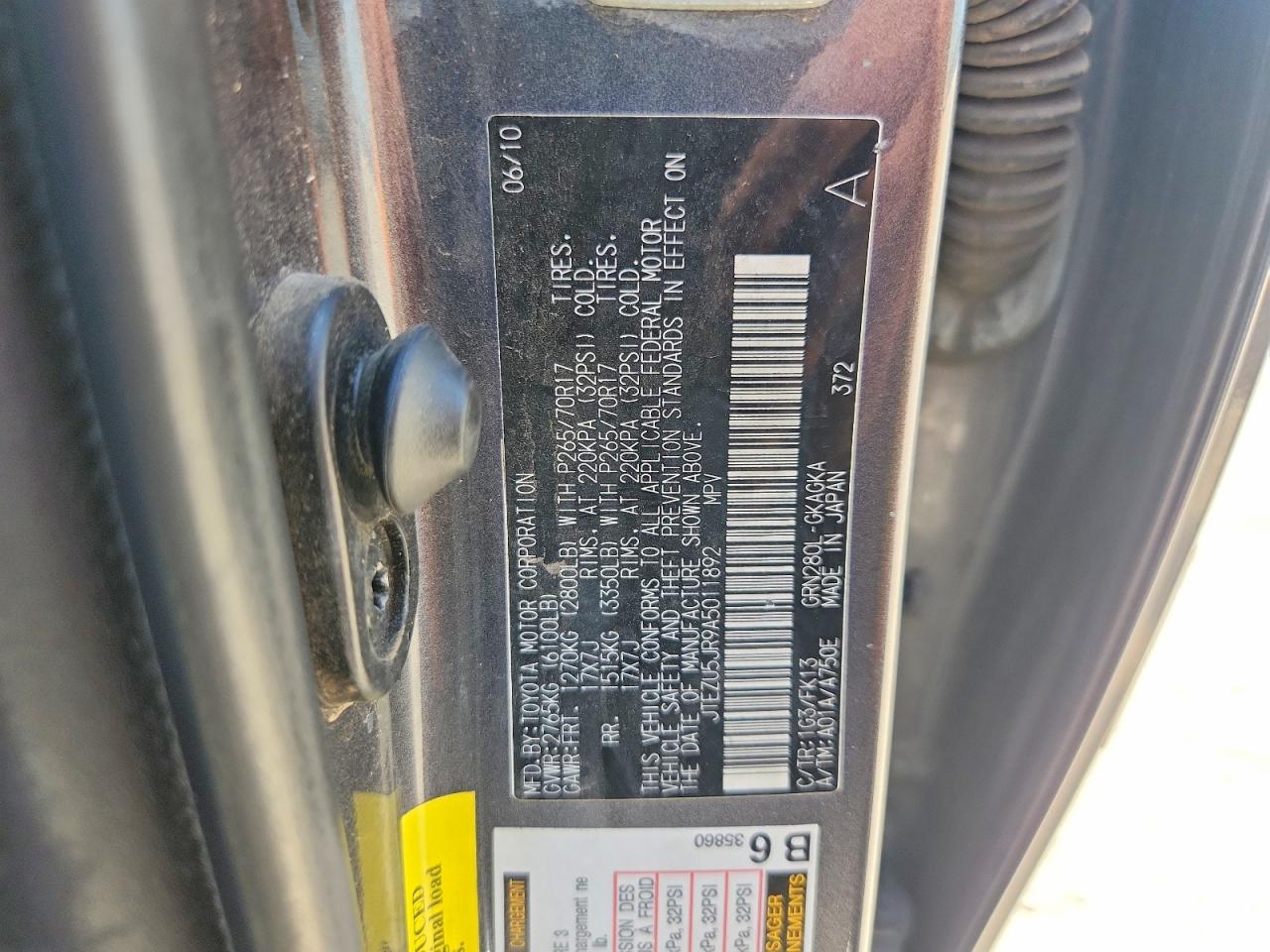 2010 TOYOTA 4RUNNER