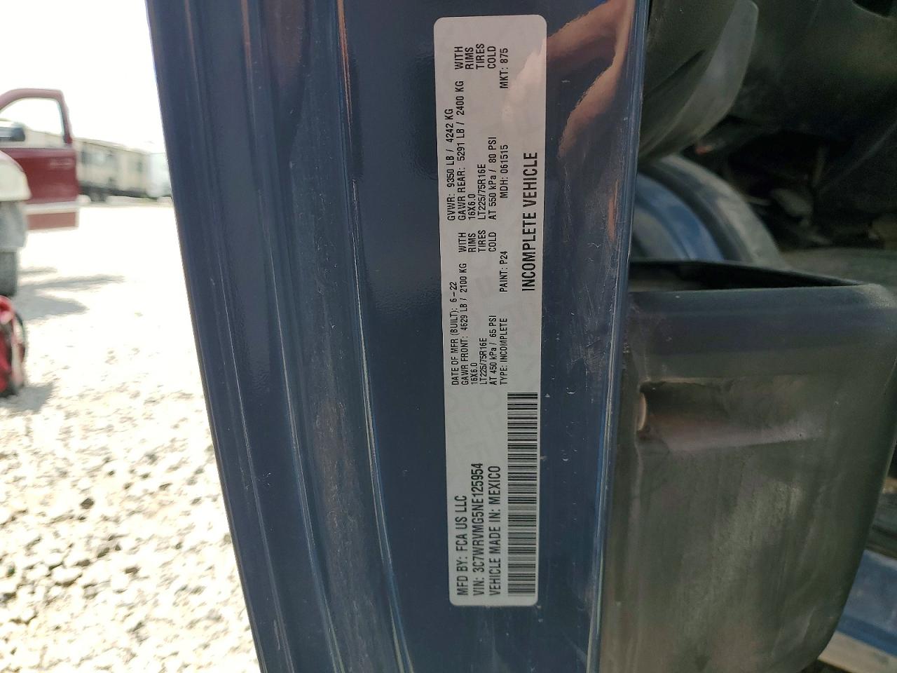 2022 RAM PROMASTER