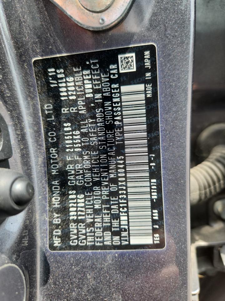 2018 HONDA CIVIC