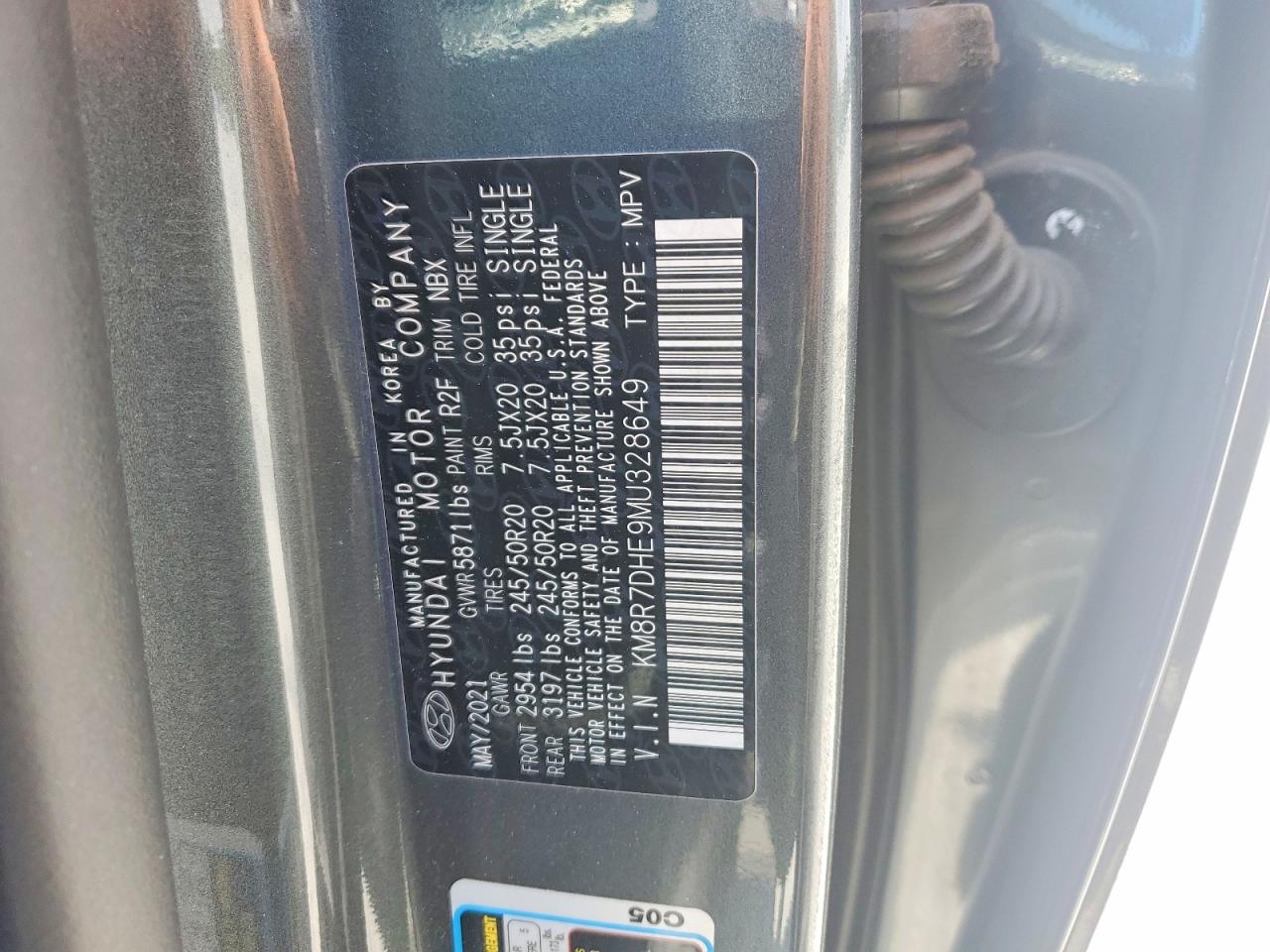 2021 HYUNDAI PALISADE