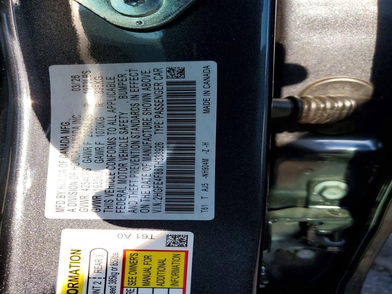2026 HONDA CIVIC
