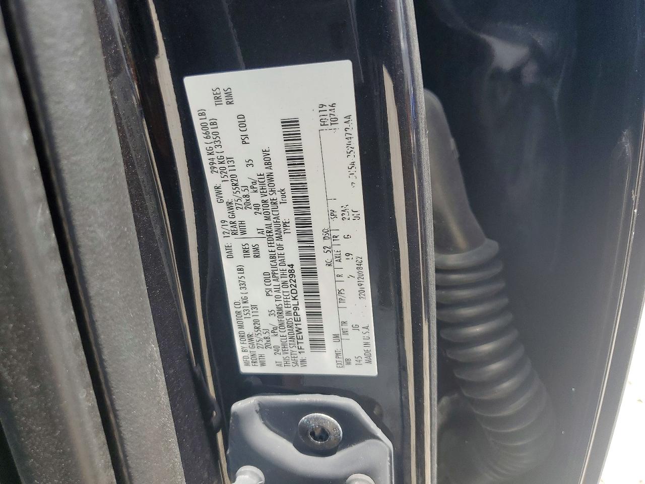 2020 FORD F150