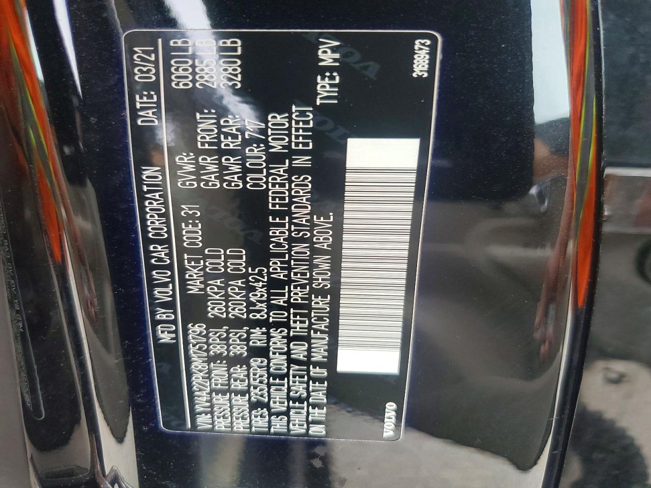 2021 VOLVO XC90