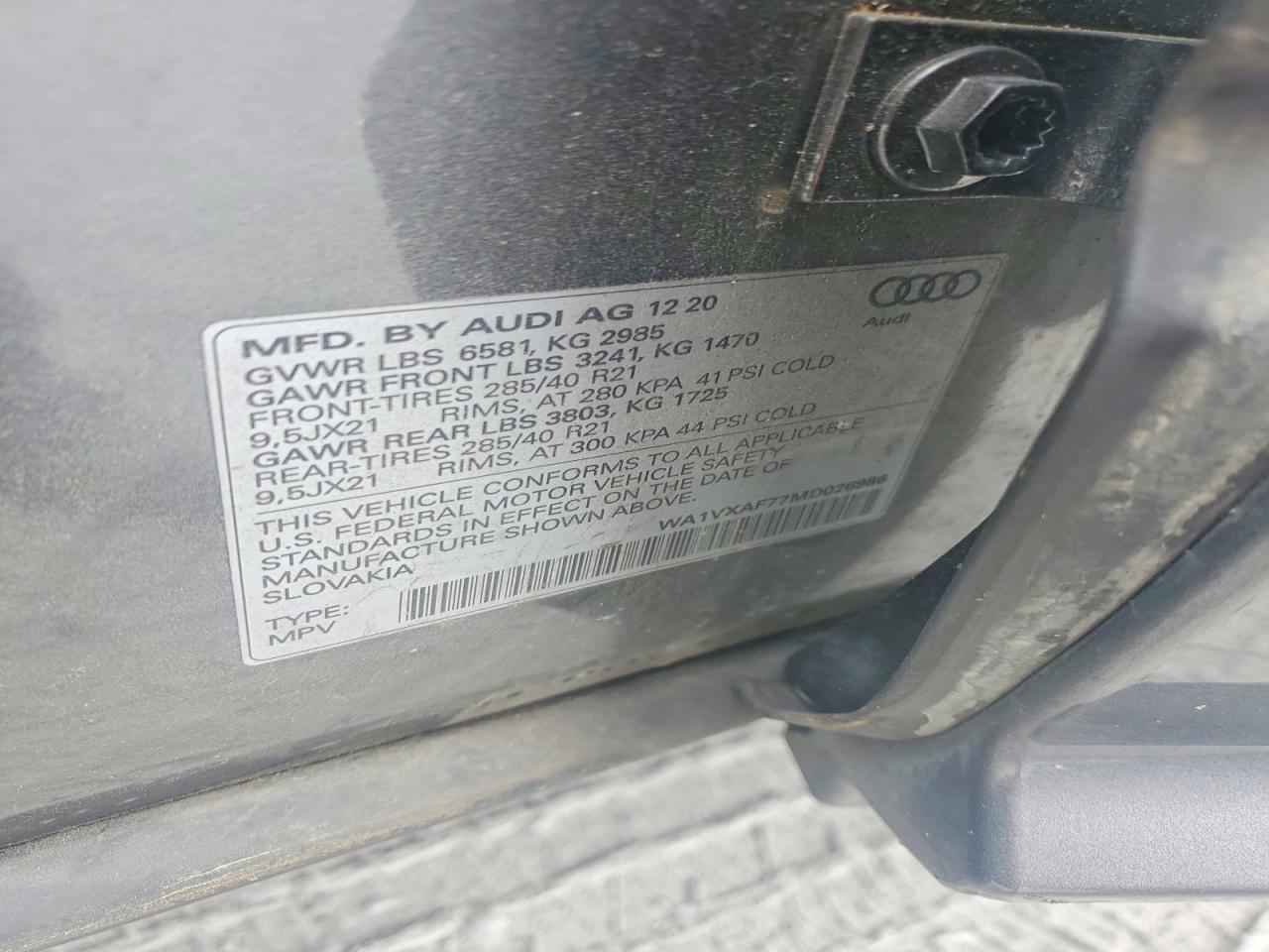 2021 AUDI Q7
