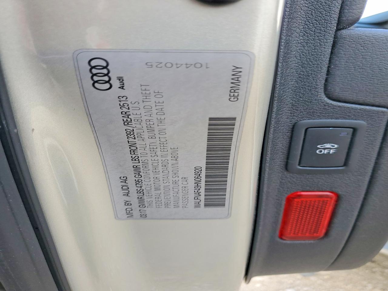 2017 AUDI A4