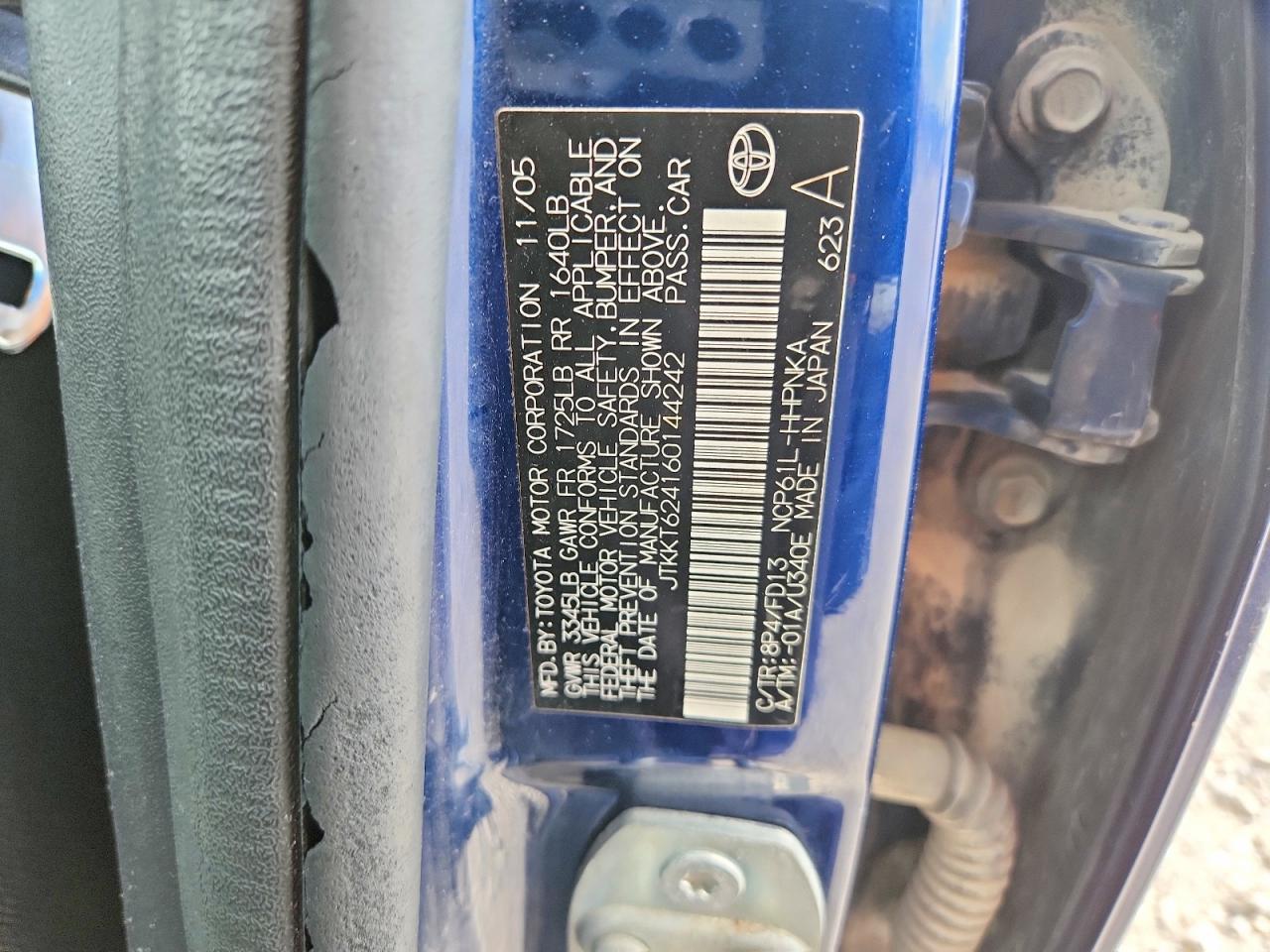 2006 SCION XA BASE