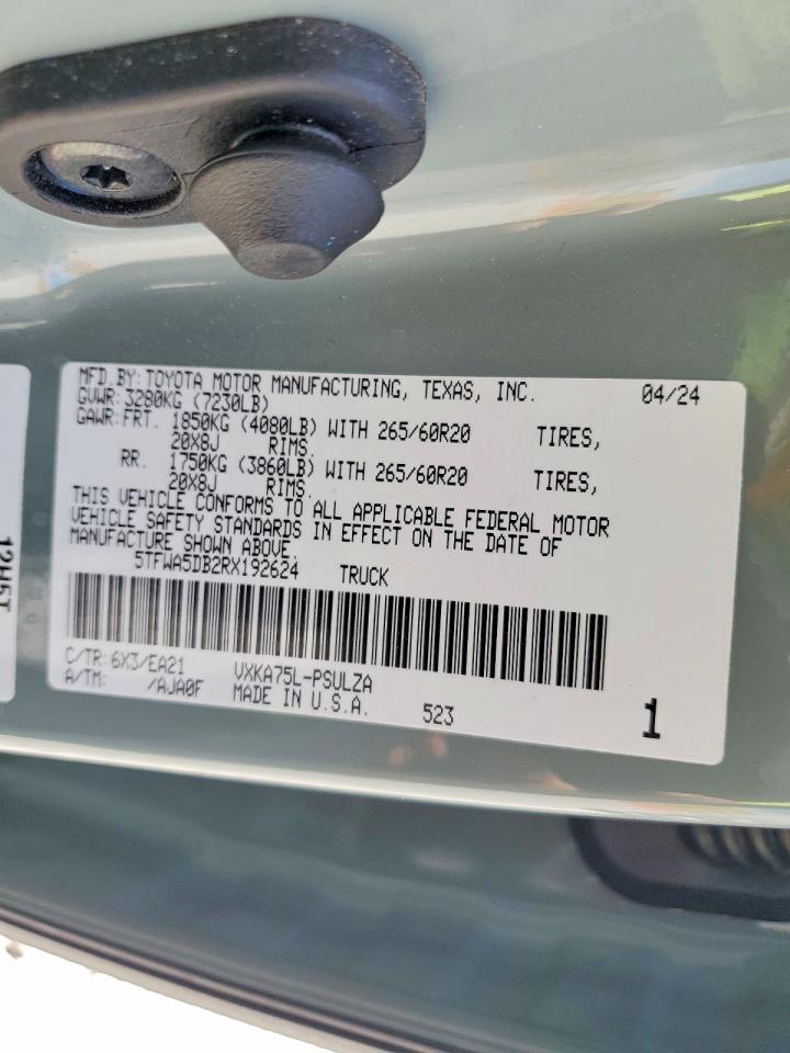 2024 TOYOTA TUNDRA