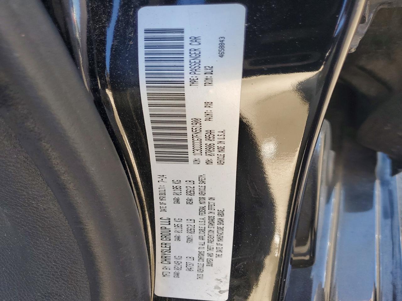2015 CHRYSLER 200