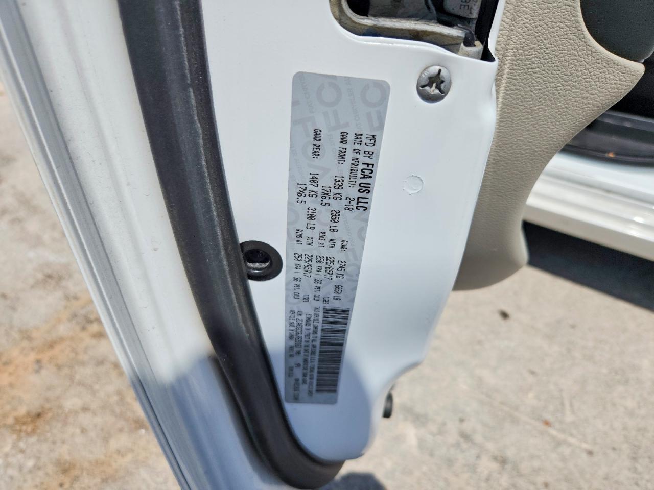 2018 DODGE CARAVAN