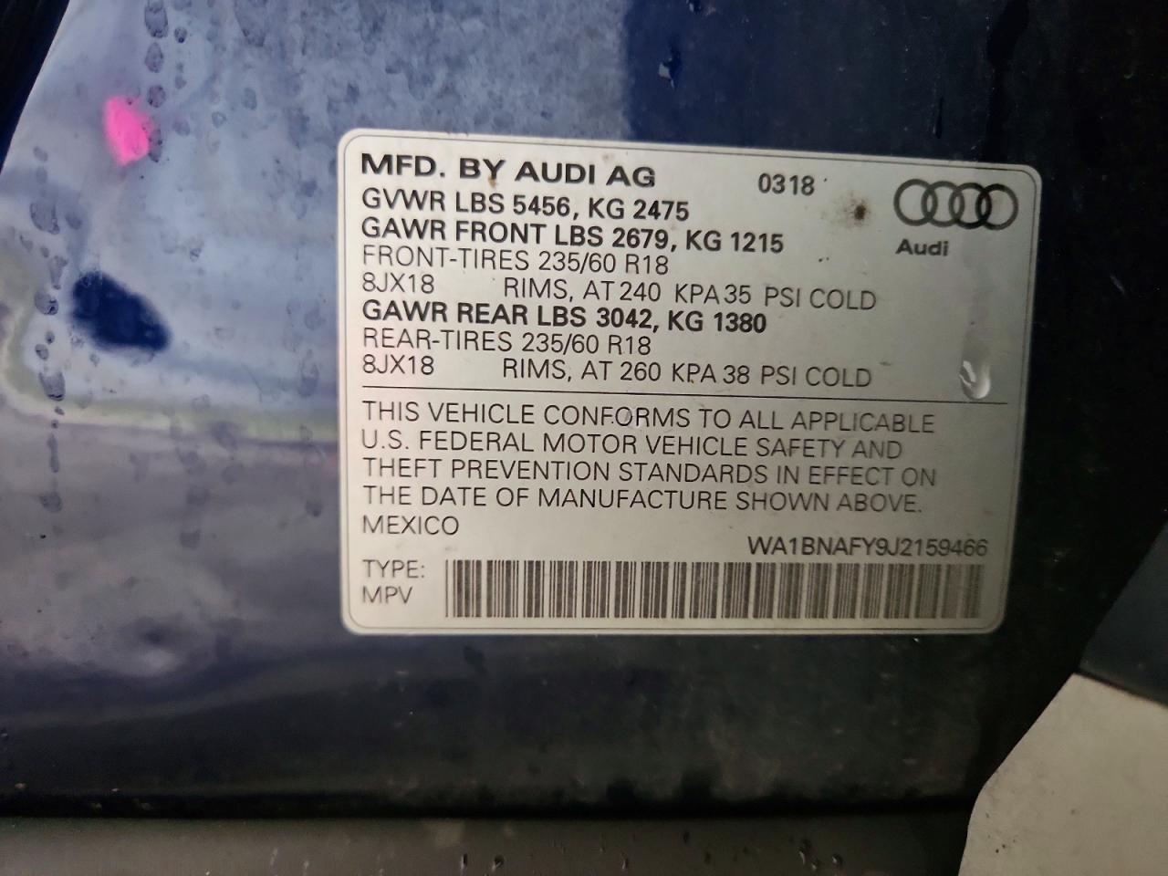 2018 AUDI Q5