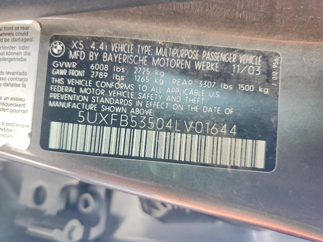 2004 BMW X5