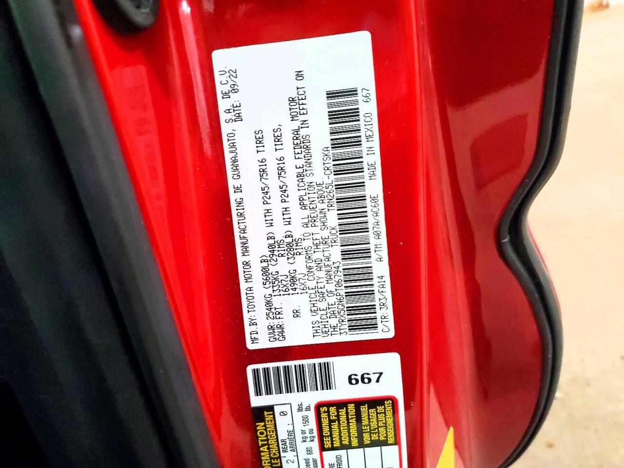 2023 TOYOTA TACOMA