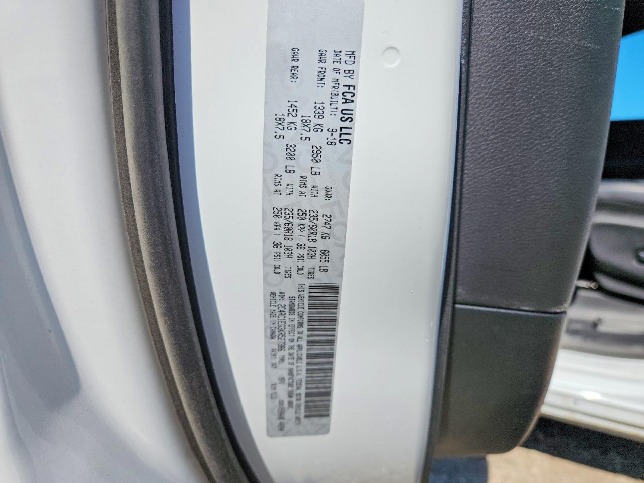 2019 CHRYSLER PACIFICA