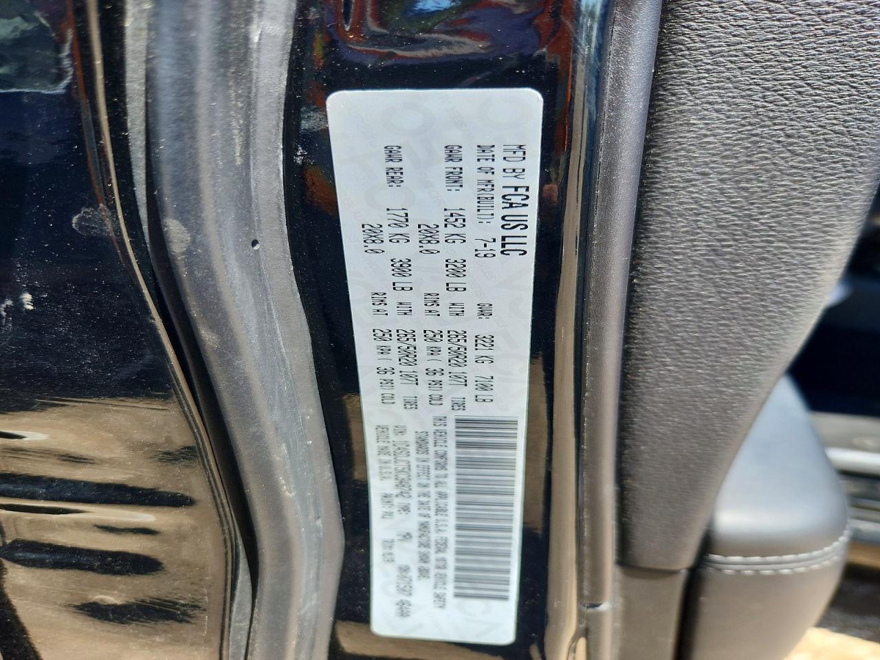 2019 DODGE DURANGO