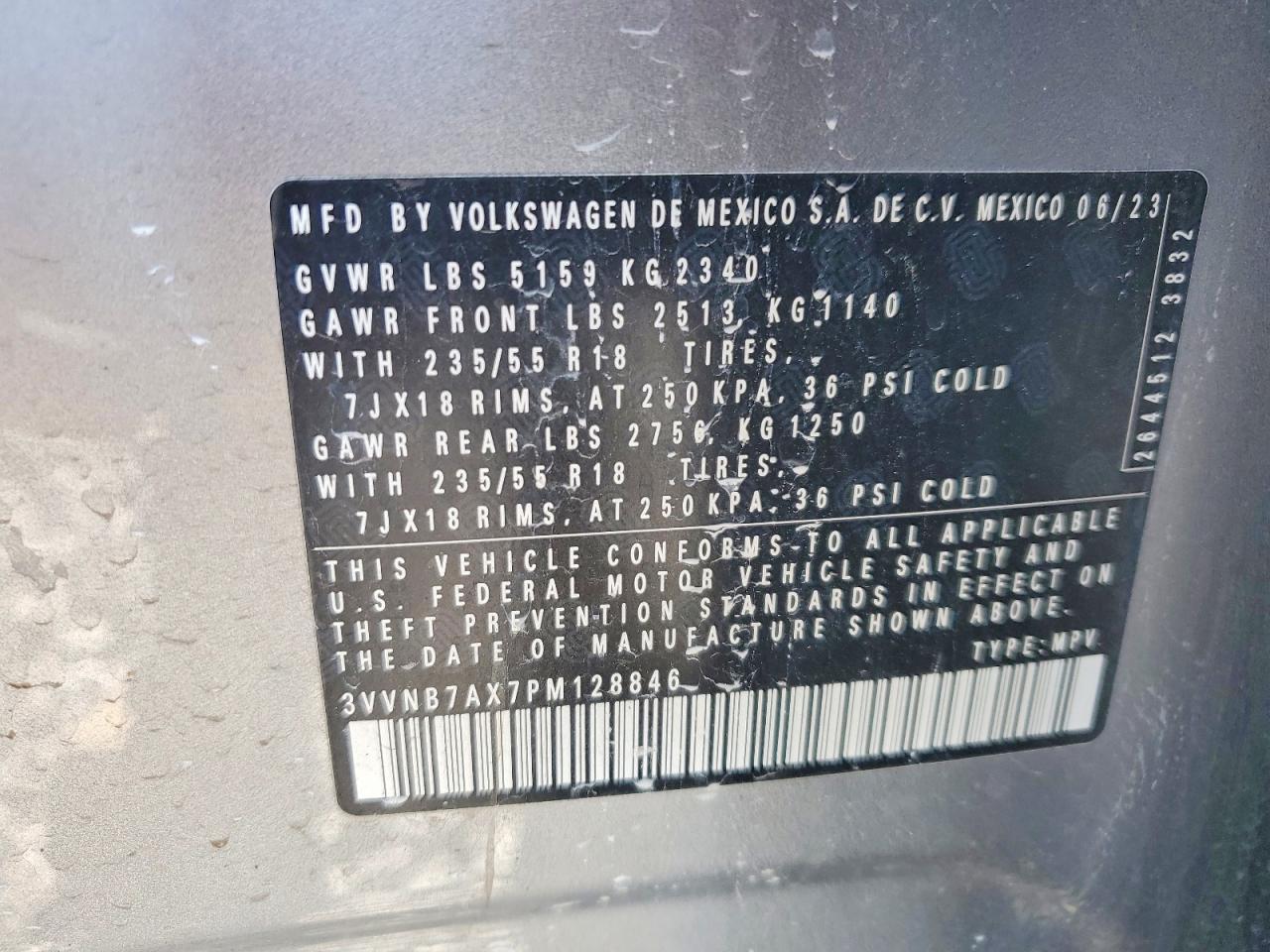 2023 VOLKSWAGEN TIGUAN