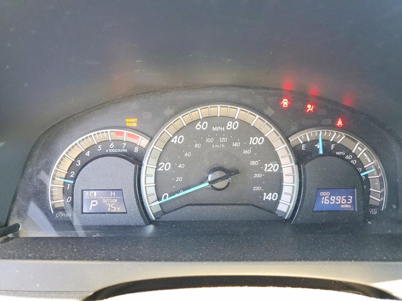 2012 TOYOTA CAMRY