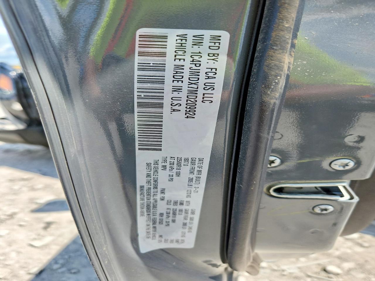 2021 JEEP CHEROKEE