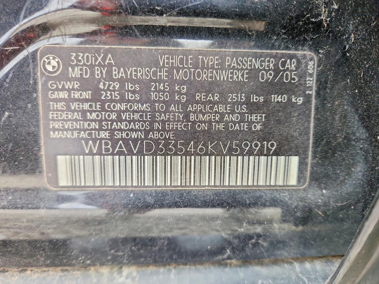 2006 BMW 3 SERIES